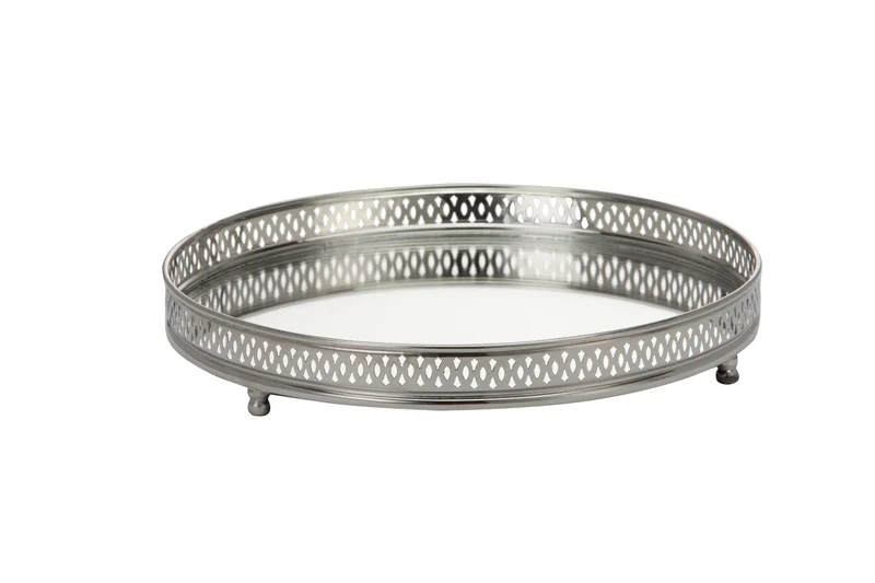 Bethel bricka Ø25 cm. silver