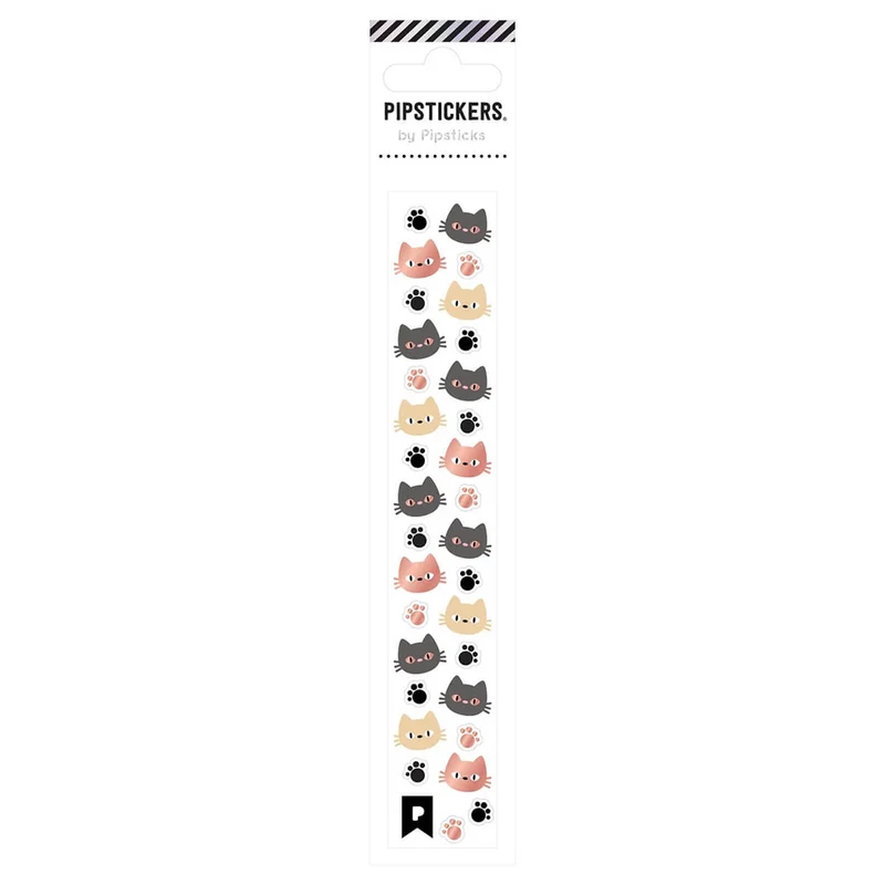 Claw-Some Cat Mini Stickers by Pipsticks