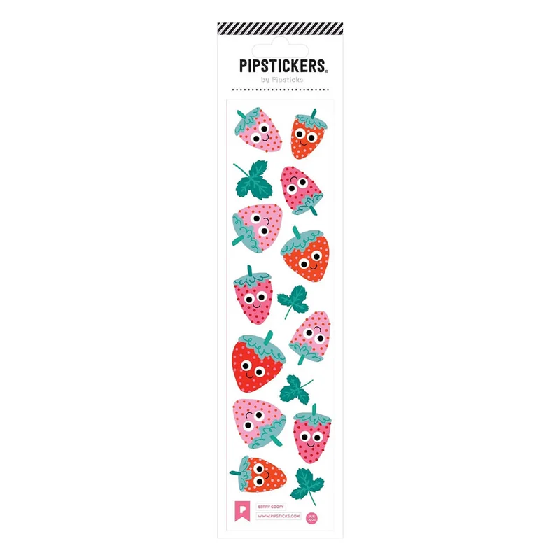 Googly Eyed Berry Goofy Stickers by Pipsticks