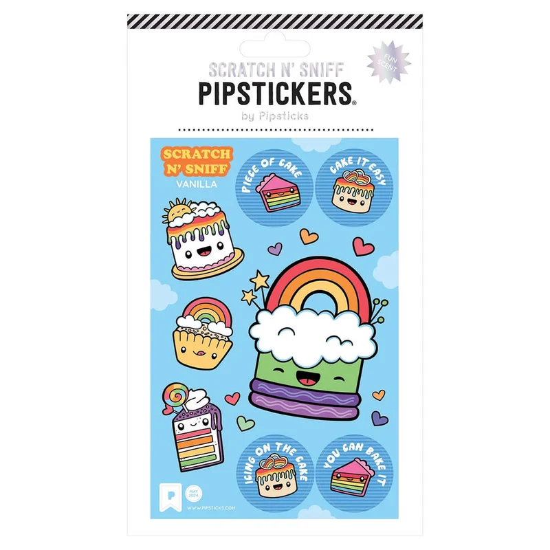 Cake That! Scratch 'n Sniff Stickers by Pipsticks