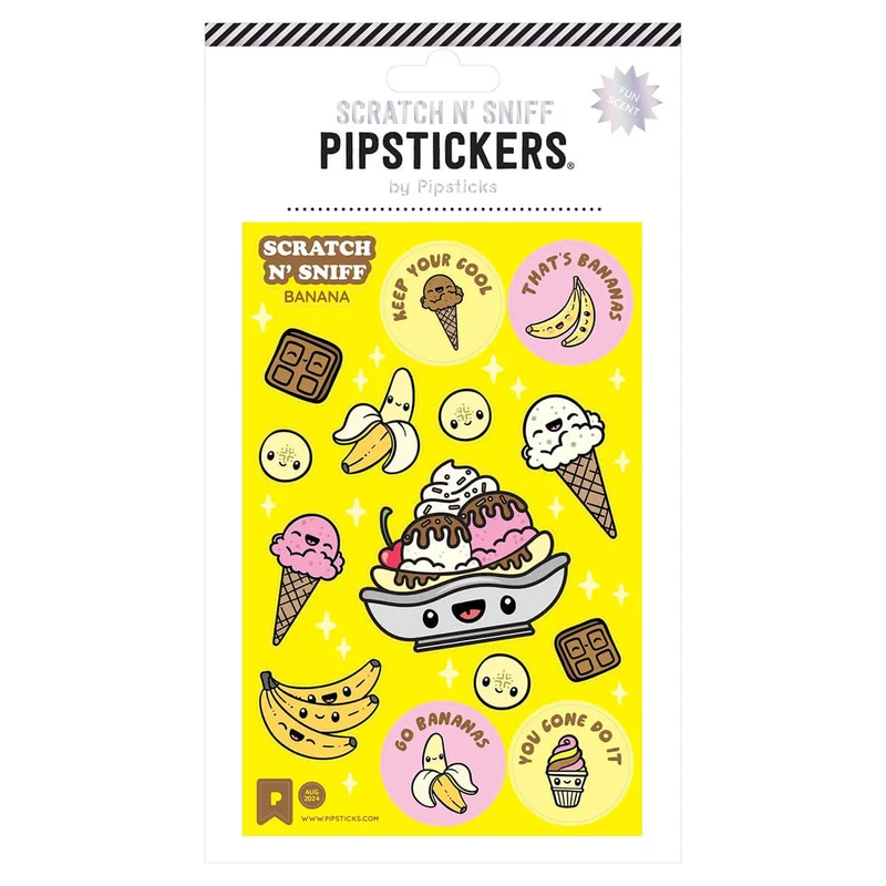 Split Decision Scratch 'n Sniff Stickers by Pipsticks