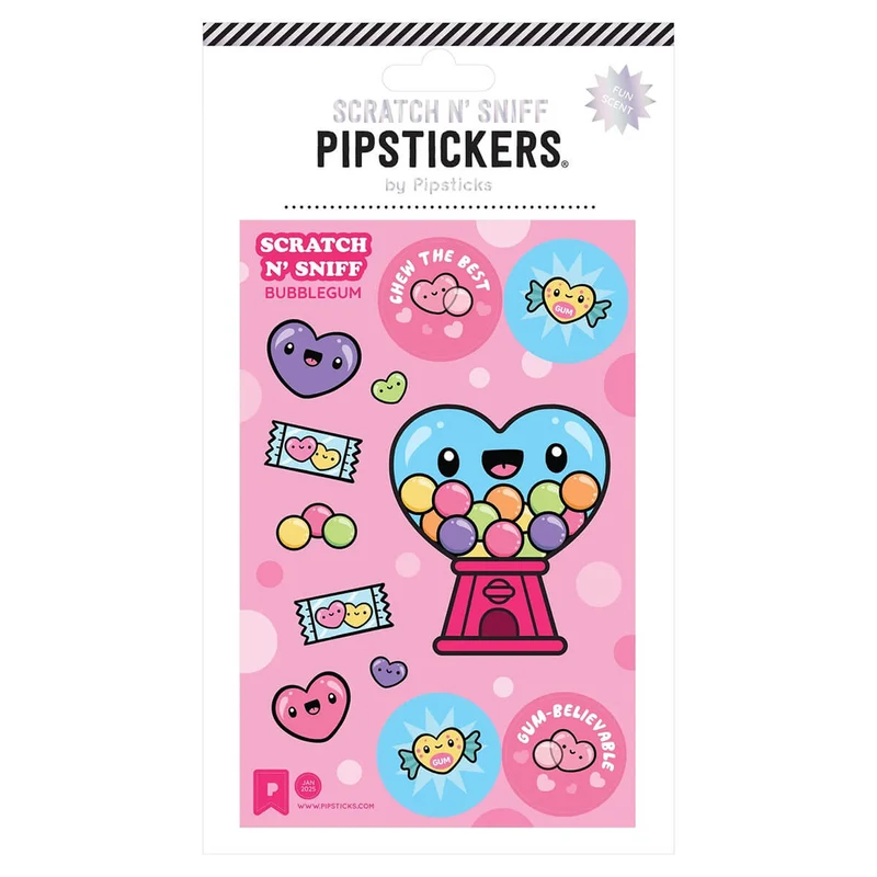 Gum-Believable Scratch 'n Sniff Stickers by Pipsticks