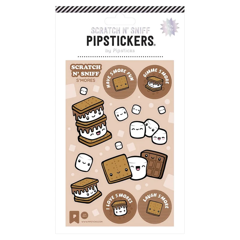 Gimme S'more Scratch 'n Sniff Stickers by Pipsticks