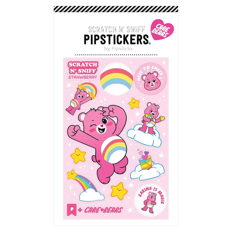 Cheer Bear Scratch 'n Sniff Stickers by Pipsticks