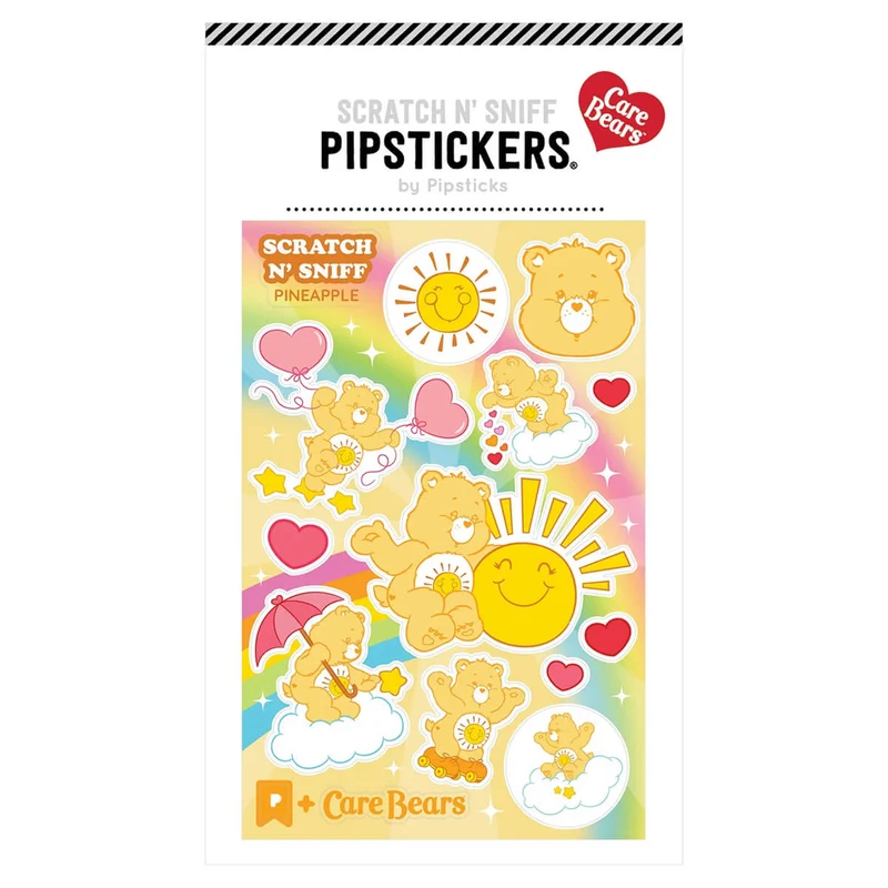 Sun & Funshine Bear Scratch 'n Sniff Stickers by Pipsticks