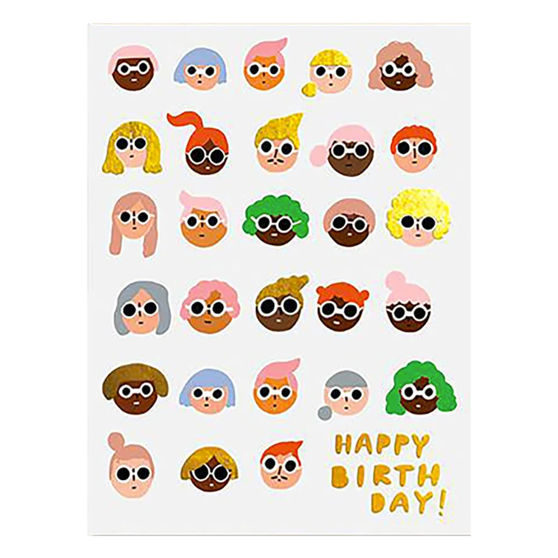 Happy Birthday Sunny Looks Greetings Card by Carolyn Suzuki for 1973