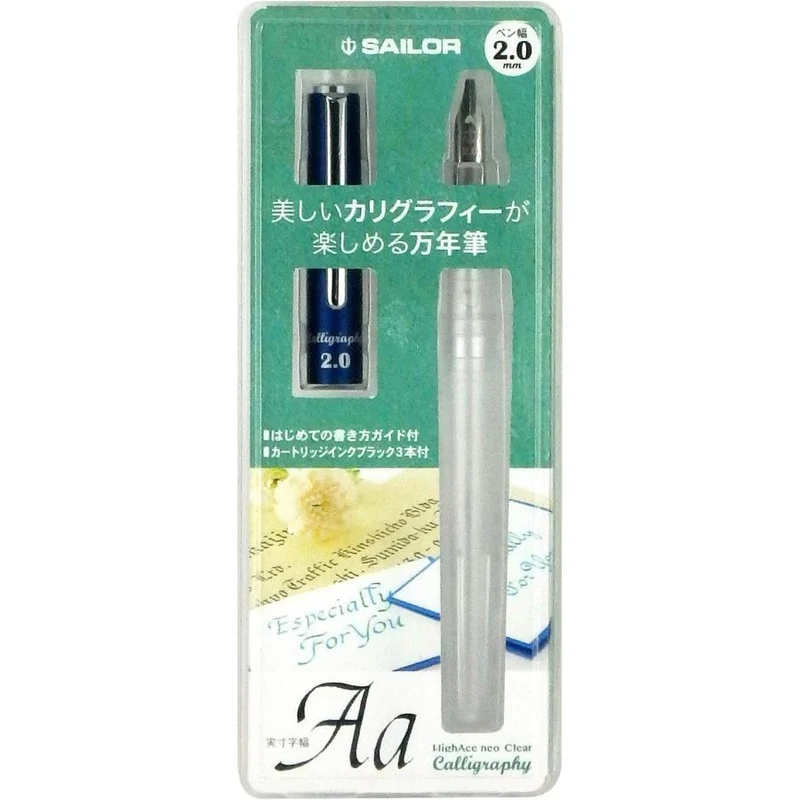 Sailor reservoarpenna Hiace Neo klar kalligrafi bredd 2.0 mm 12-0155-200