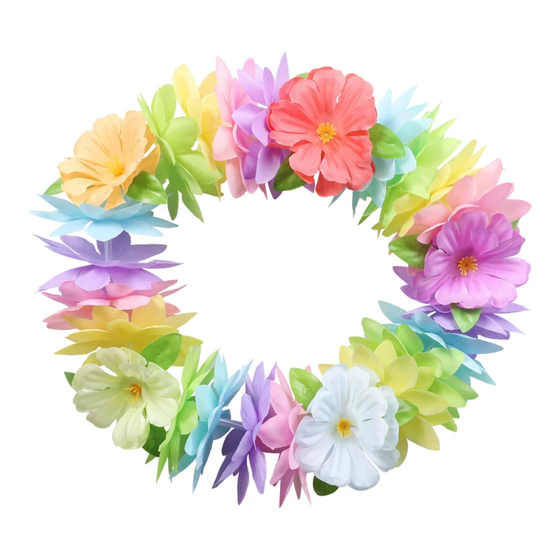 Blomsterhårkrans Hawaii Pastel