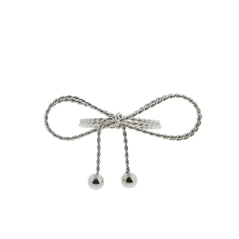 Sigrid serviettring H5 cm. silver