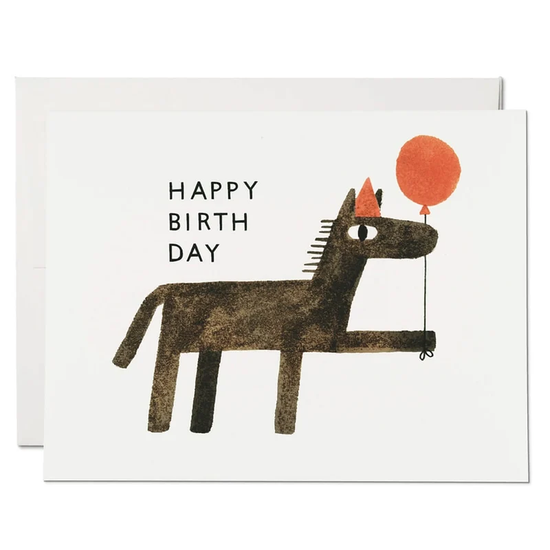 Balloon Wishes Greetings Card by Red Cap Cards