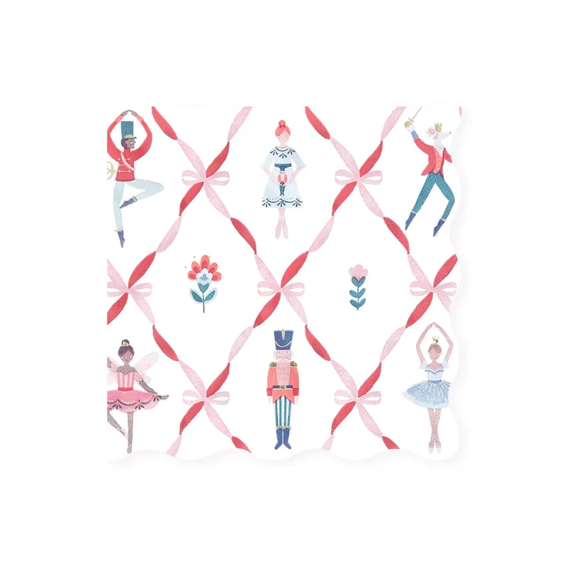 Nucracker Ballet Large Napkins by Meri Meri