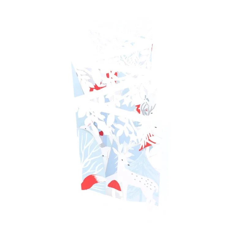 Winter Wonderland Concertina Card by Meri Meri