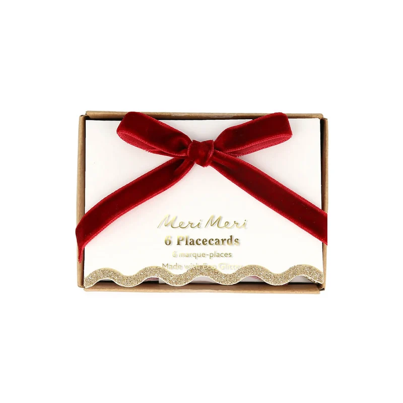 Velvet Bow Place Cards by Meri Meri