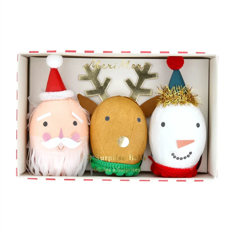 Christmas Character Surprise Balls by Meri Meri