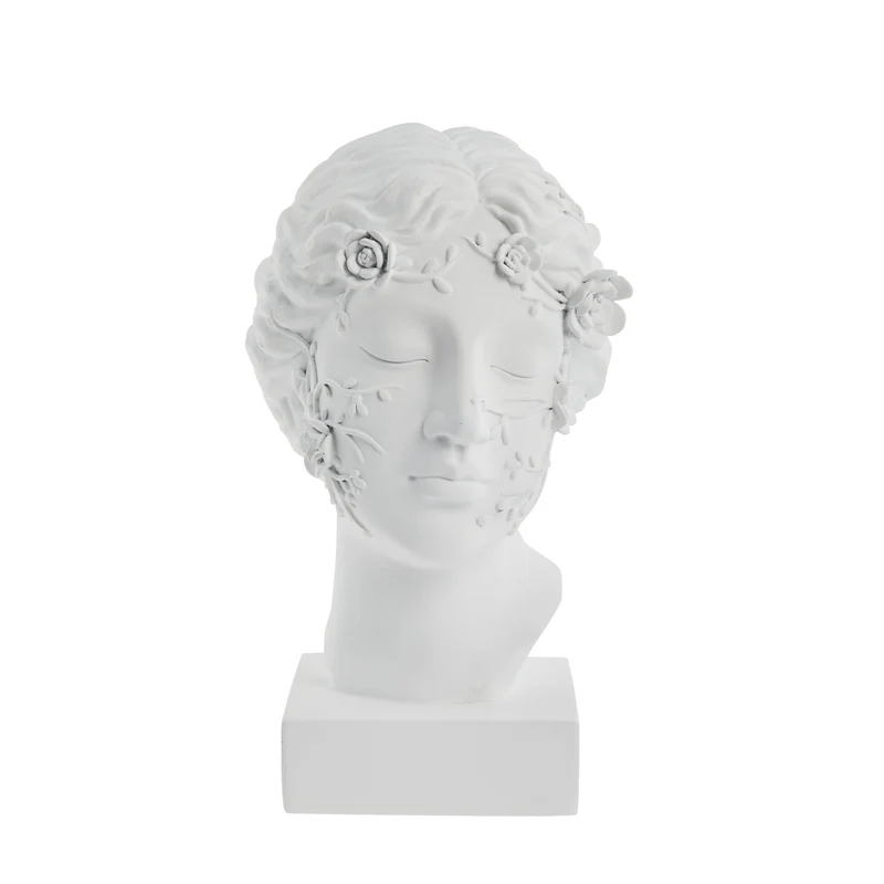 Sielle dekoration H31 Ø cm. vit