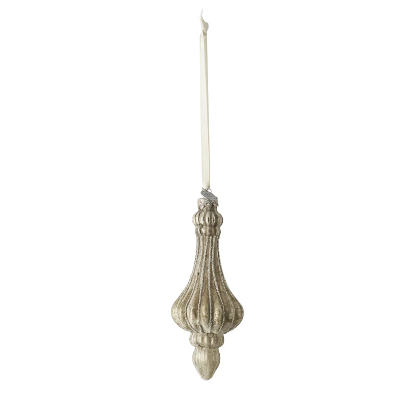 Norille julgranshängare 16 cm antikk brun