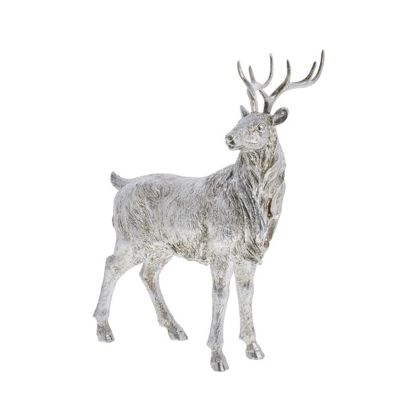 Sessia rådjur 34 cm. silver