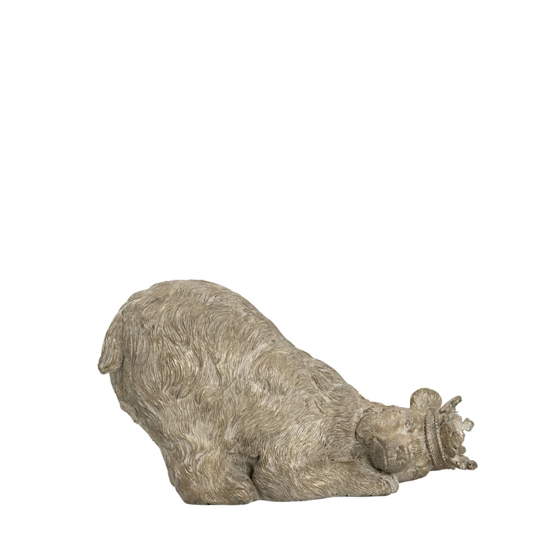 Sebina kunglig isbjörnsfigur 11,5 cm. antikt guld