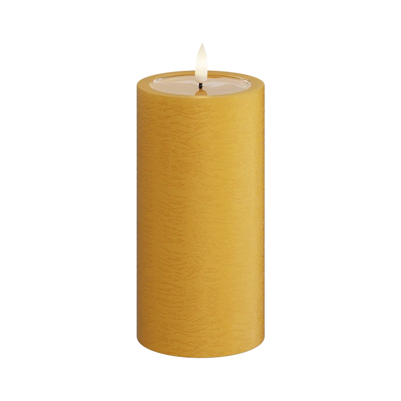 Blockljus Unique LED Currygul