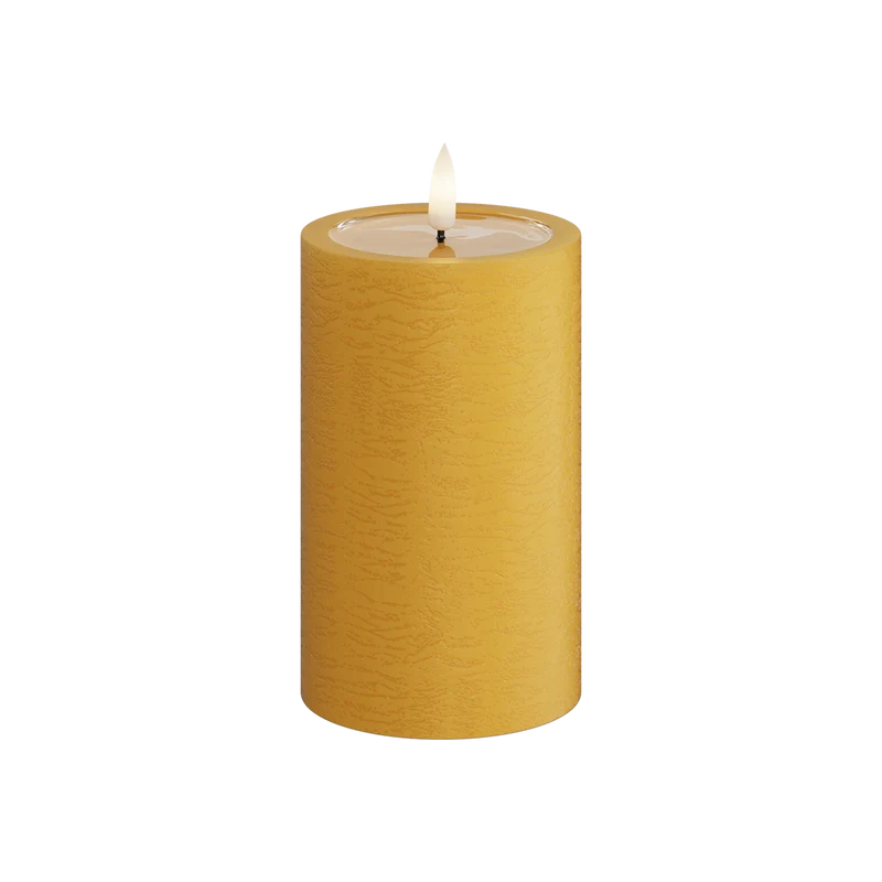 Blockljus Unique LED Currygul