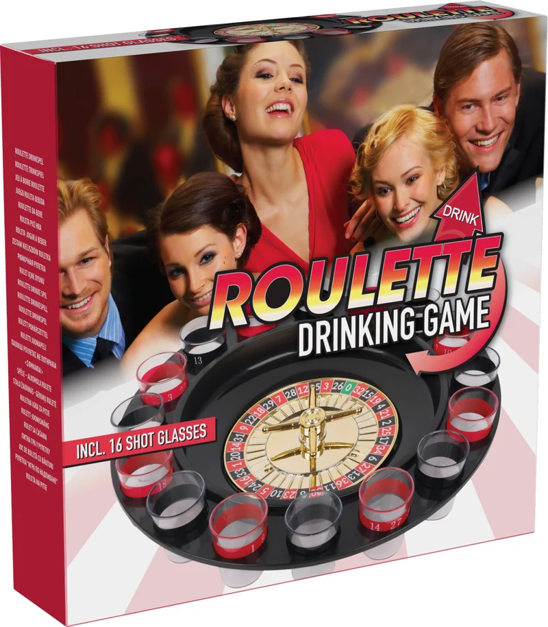 Roulette Drikkespill Sett | Perfekt for Festen
