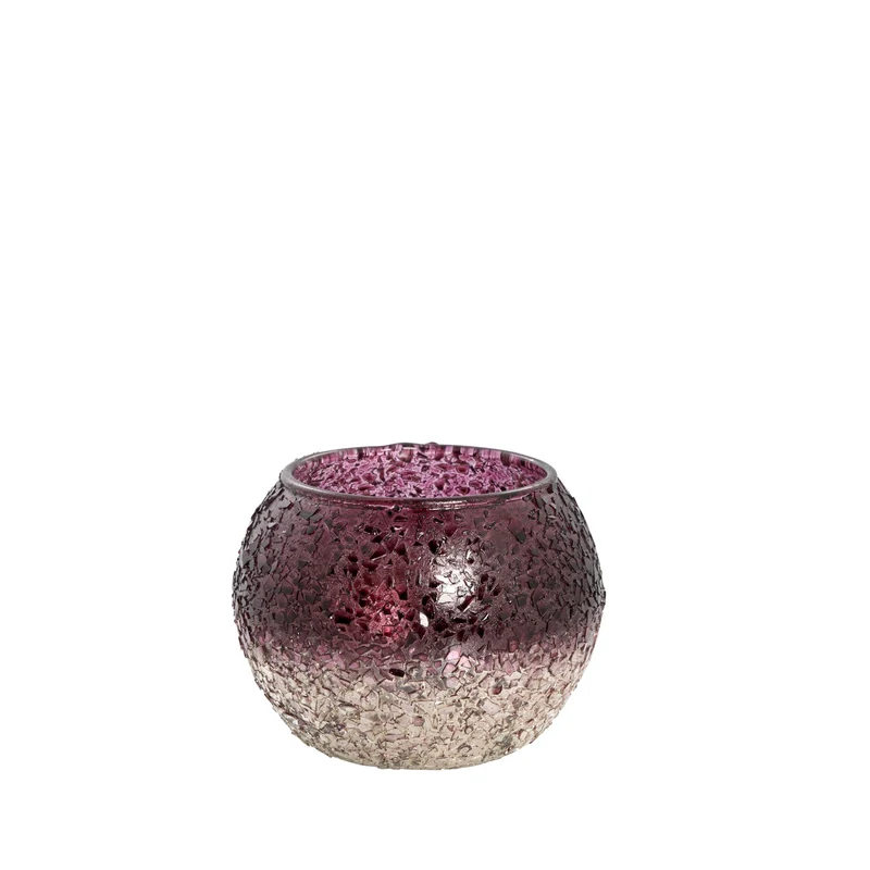 Crovia värmeljushållare 7,5 cm. rød