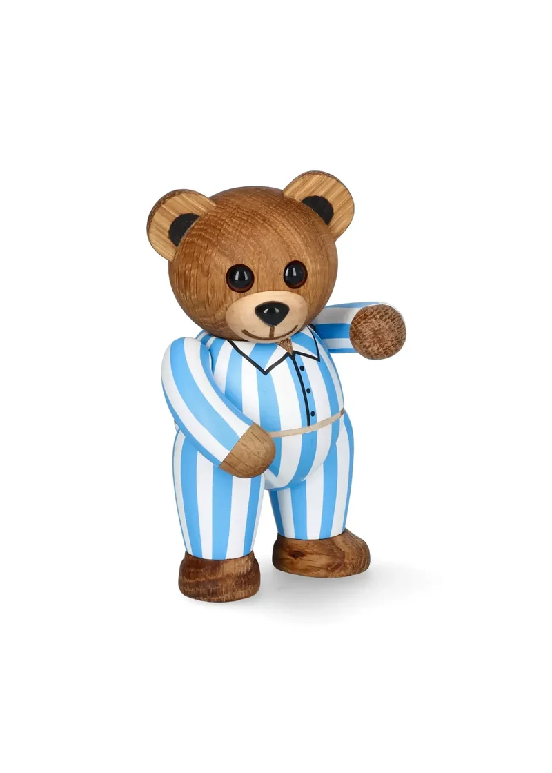 Dekoration Sleepy Blue Teddybjörn