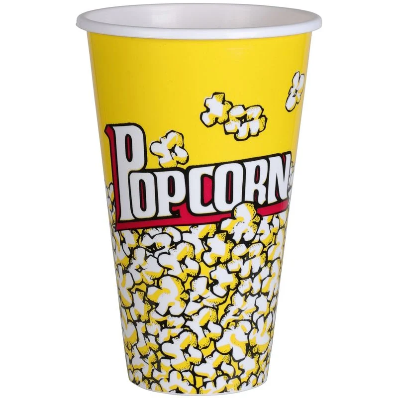 Popcornbeger Plast 1L
