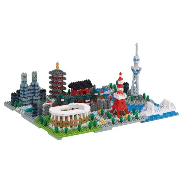 Nanoblock Tokyo 1280st NB-040 Kawada