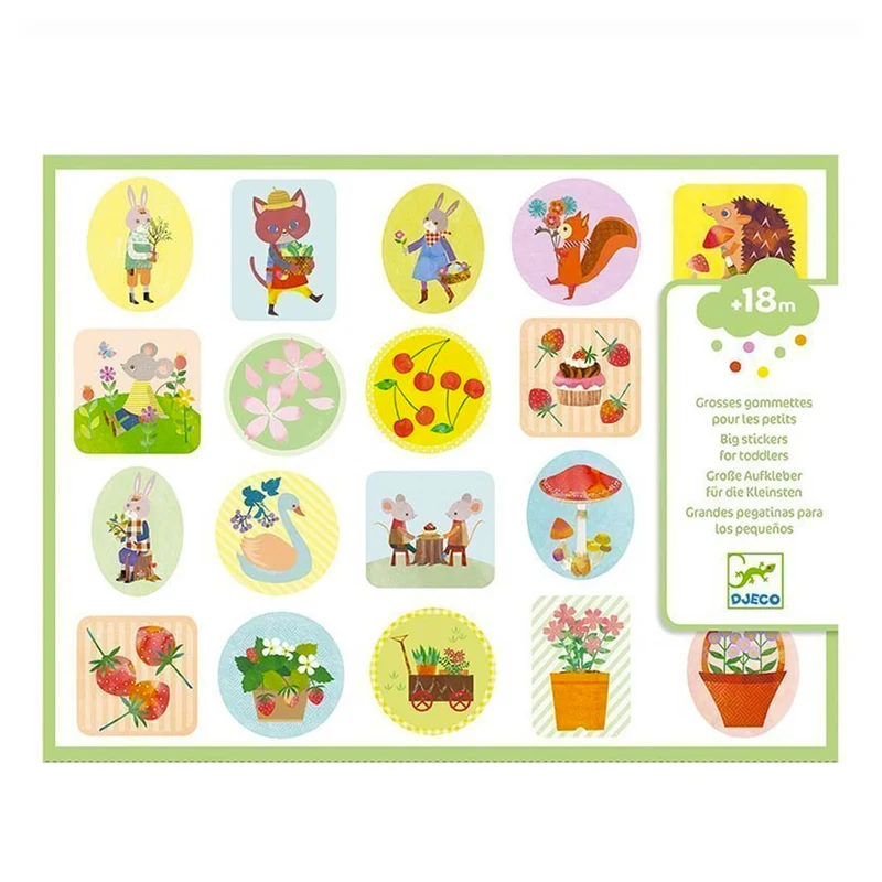 Big Stickers The Garden by Djeco