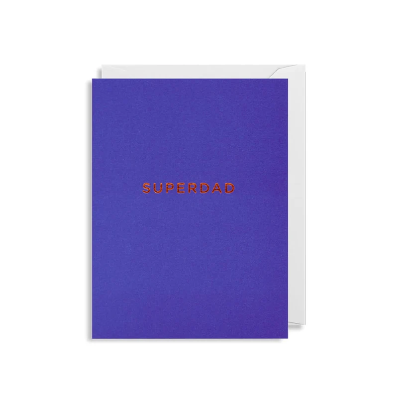 Super Dad Mini Greetings Card by Cherished for Lagom Design