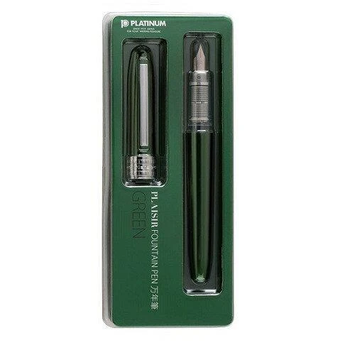 Platinum reservoarpenna Plasir Fine Point Grön PGB-1000#41-2G