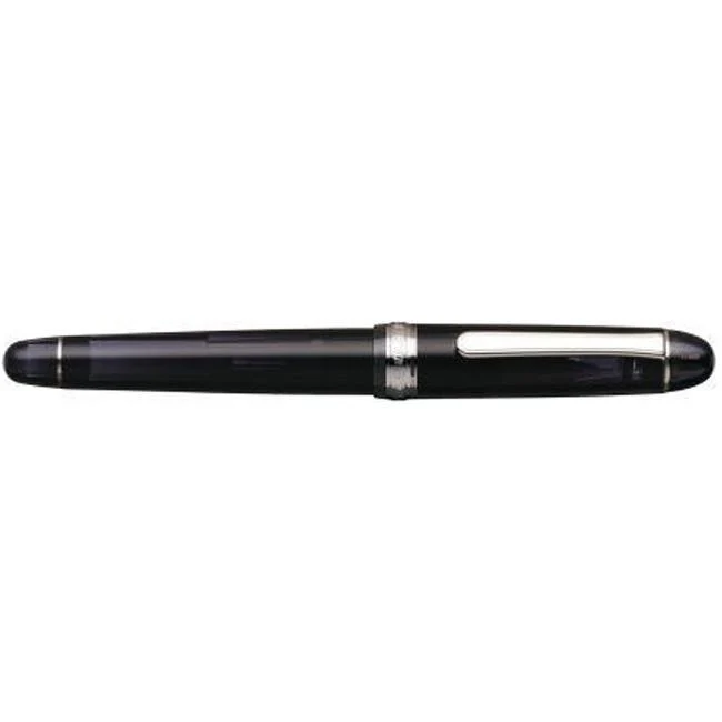 Platina Reservoarpenna #3776 Century Rhodium Black Diamond Extra Tjock PNB-18000CR#7-5