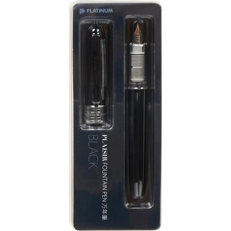 Platinum reservoarpenna Plasir finspets svart PGB-1000#1-2G