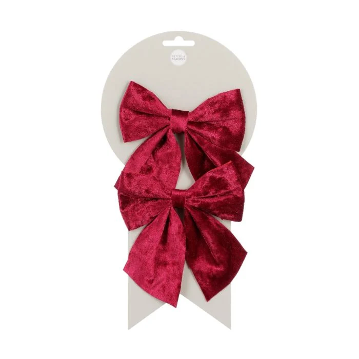 Rosetter mörkröd 2-pack