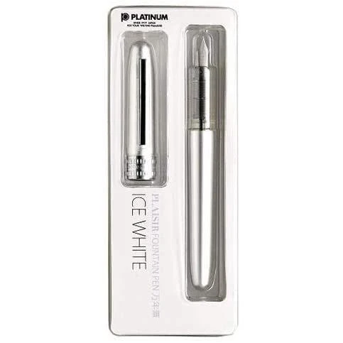 Platinum reservoarpenna Plasir G Pack Ice White Fine Point PGB-1000B#3-2G