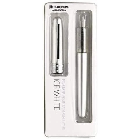 Platinum reservoarpenna Plasir G Pack Ice White Medium PGB-1000B#3-3G