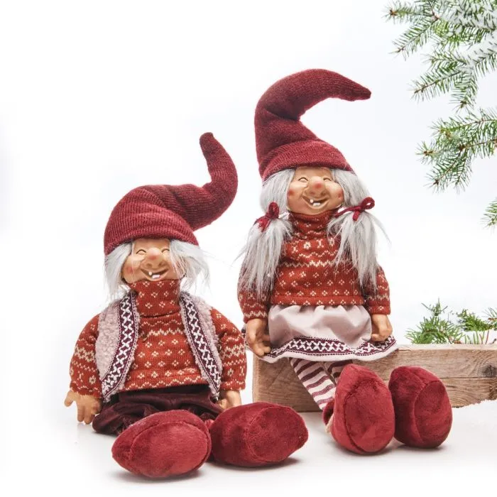Trolltomtar röda nyanser