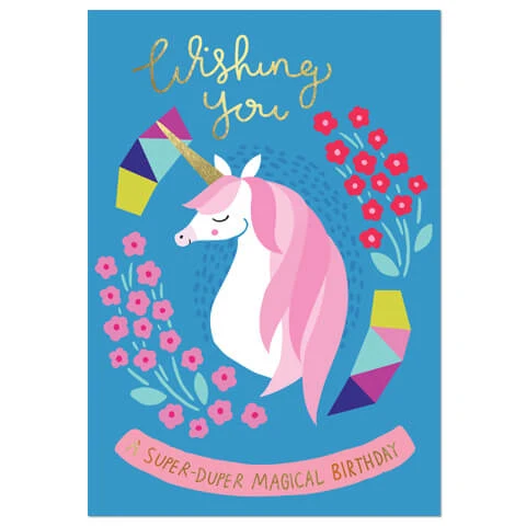Magical Birthday Greetings Card by Mifkins
