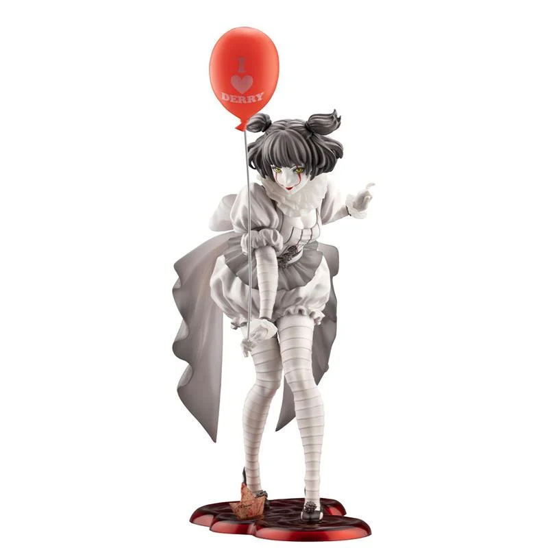 SKRÄCK Bishoujo IT/It När du ser "det där" är det över. Pennywise (2017) Monokrom Ver. 1/7 Färdig Figur KOTOBUKIYA