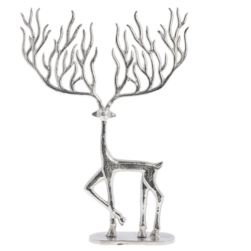 Marely rådjur 60 cm. silver