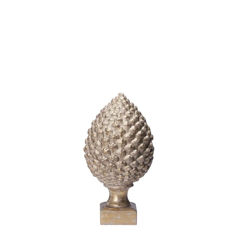 Serafina dekoration L16,5XB16,5XH31,5 cm. ljust guld