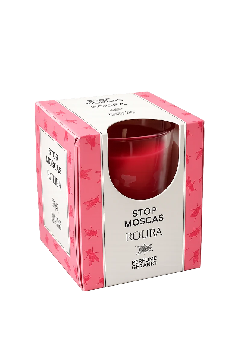 Doftljus Basic Geranium i Glas 83x70 mm