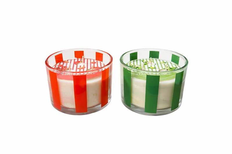 Doftljus Napoli i Glas 2-pack Mixade Dofter