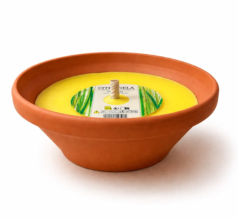 Doftljus Citronella i Terrakottaskål