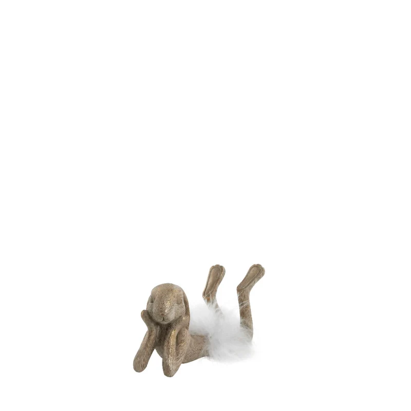 Semilla påskdekoration H8,4 cm. ljust guld