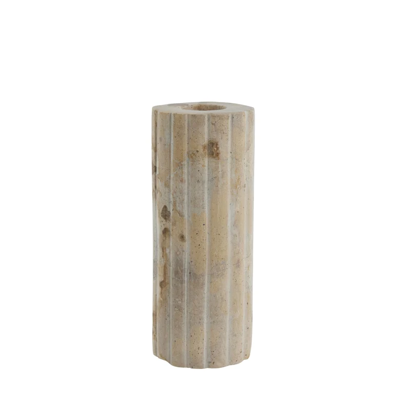 Eliana ljushållare H12,5 cm. sand marmor