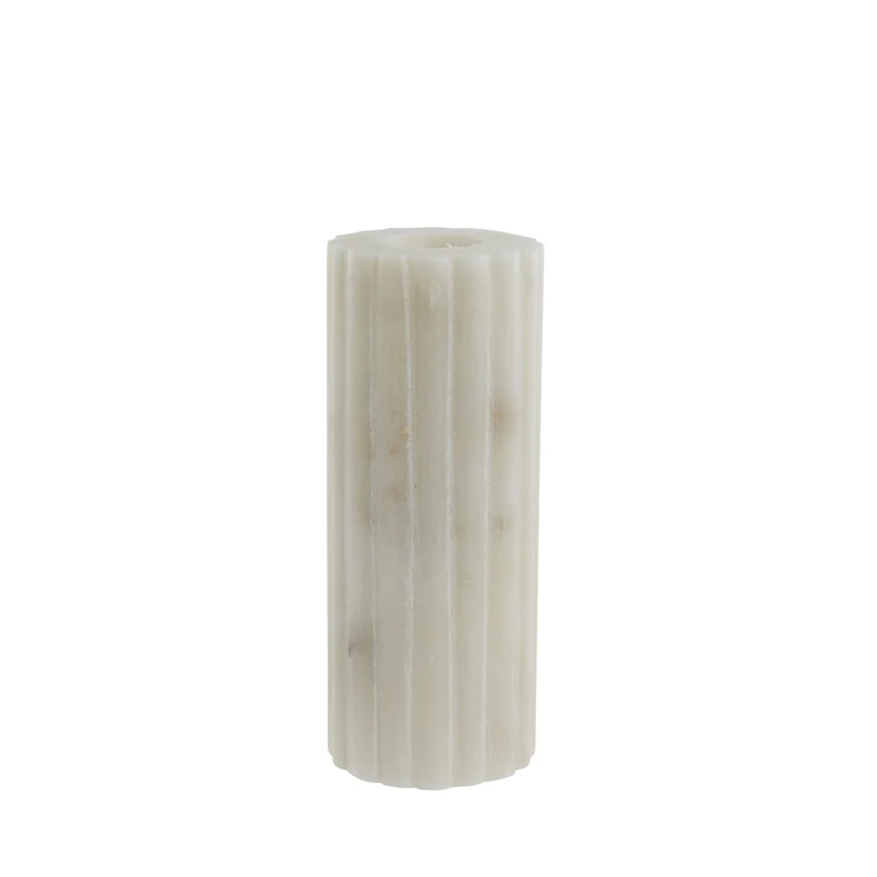 Eliana ljushållare H12,5 cm. vit marmor