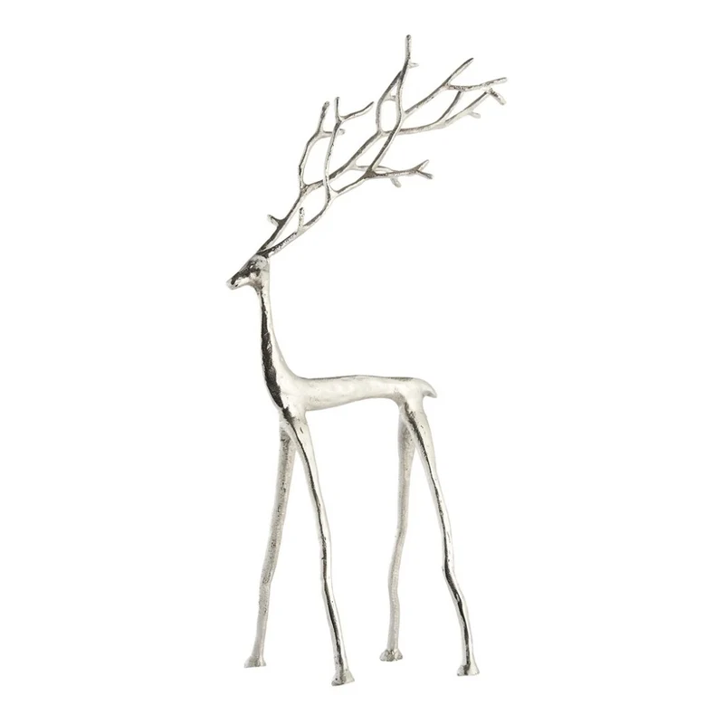 Marely rådjur 64 cm. silver