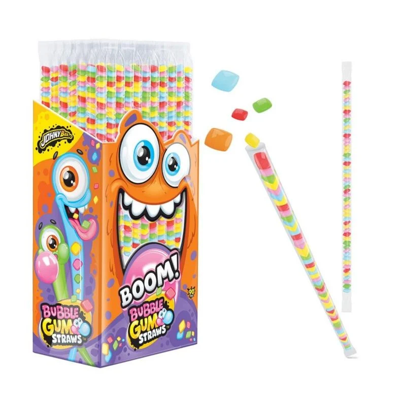 Johny Bee Bubble Gum Straw 12g